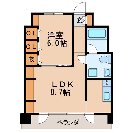 ラ・クール泉の物件間取画像